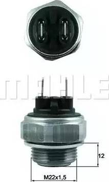 Behr TSW 62 - Термовимикач, вентилятор радіатора / кондиціонера autozip.com.ua