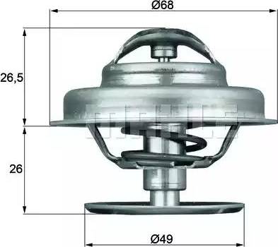 BEHR TX 62 89 - Термостат, охолоджуюча рідина autozip.com.ua