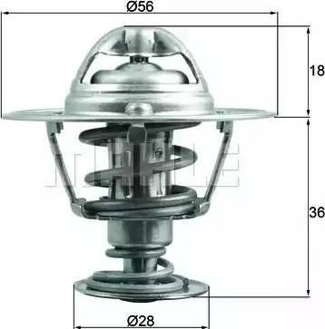 Behr TX 199 88D - Термостат, охолоджуюча рідина autozip.com.ua