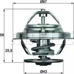 Behr TX 19 75D - Термостат, охолоджуюча рідина autozip.com.ua