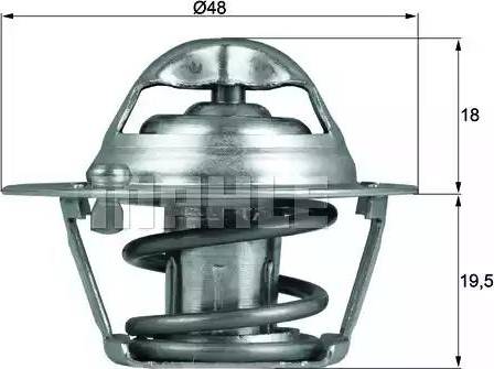 BEHR TX 121 74D - Термостат, охолоджуюча рідина autozip.com.ua