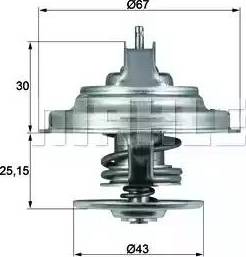 Behr TX 31 92D - Термостат, охолоджуюча рідина autozip.com.ua