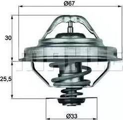 Behr TX 28 88D - Термостат, охолоджуюча рідина autozip.com.ua