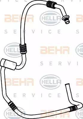 BEHR HELLA Service 9GS 351 337-001 - Трубопровід високого / низького тиску, кондиціонер autozip.com.ua