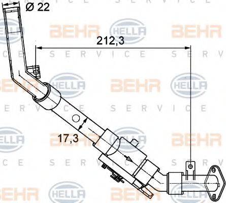 BEHR HELLA Service 9XL 351 328-031 - Регулюючий клапан охолоджуючої рідини autozip.com.ua