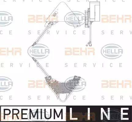 BHS 5HL 351 321-221 - Регулятор, вентилятор салону autozip.com.ua