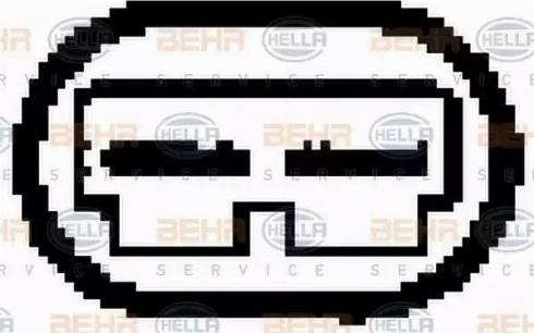 BEHR HELLA SERVICE 8EW 351 044-391 - Вентилятор, охолодження двигуна autozip.com.ua