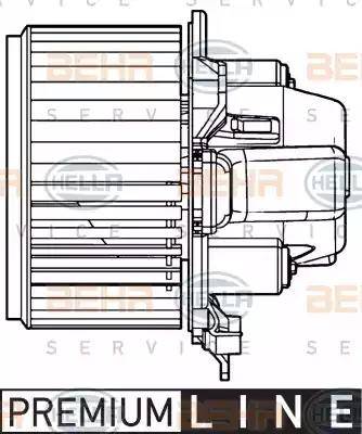 BEHR HELLA SERVICE 8EW 351 039-331 - Вентилятор салону autozip.com.ua