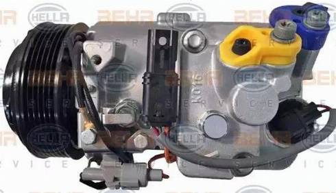 BEHR HELLA SERVICE 8FK 351 002-831 - Компресор, кондиціонер autozip.com.ua