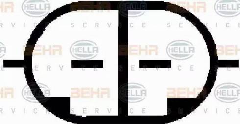 BEHR HELLA Service 8FK 351 134-431 - Компресор, кондиціонер autozip.com.ua