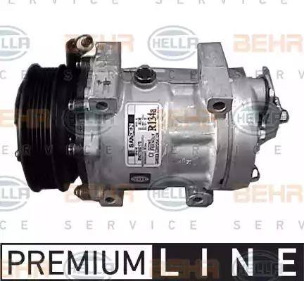 BEHR HELLA SERVICE 8FK 351 119-091 - Компресор, кондиціонер autozip.com.ua