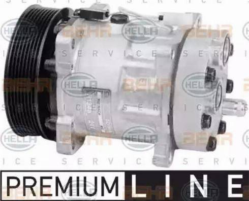 BEHR HELLA SERVICE 8FK 351 119-321 - Компресор, кондиціонер autozip.com.ua