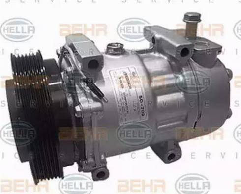 BEHR HELLA SERVICE 8FK 351 119-211 - Компресор, кондиціонер autozip.com.ua