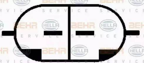 BEHR HELLA Service 8FK 351 134-931 - Компресор, кондиціонер autozip.com.ua