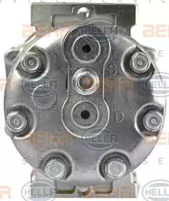 BEHR HELLA SERVICE 8FK 351 135-961 - Компресор, кондиціонер autozip.com.ua