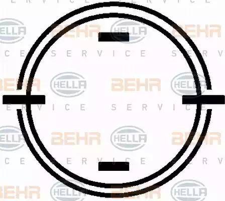 BEHR HELLA Service 8FK 351 133-911 - Компресор, кондиціонер autozip.com.ua