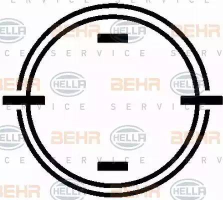 BEHR HELLA SERVICE 8FK 351 133-531 - Компресор, кондиціонер autozip.com.ua