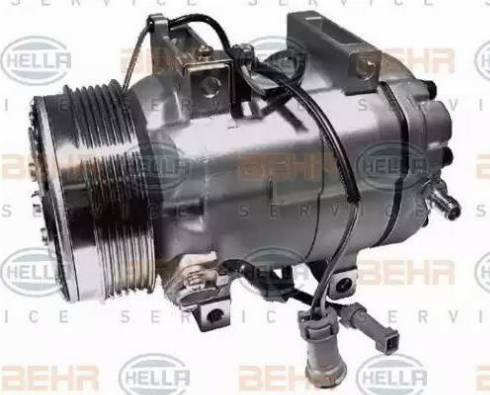 BEHR HELLA SERVICE 8FK 351 133-031 - Компресор, кондиціонер autozip.com.ua