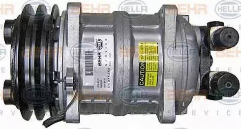 BEHR HELLA SERVICE 8FK 351 133-131 - Компресор, кондиціонер autozip.com.ua