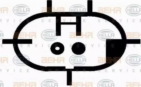 BEHR HELLA SERVICE 8FK 351 129-611 - Компресор, кондиціонер autozip.com.ua
