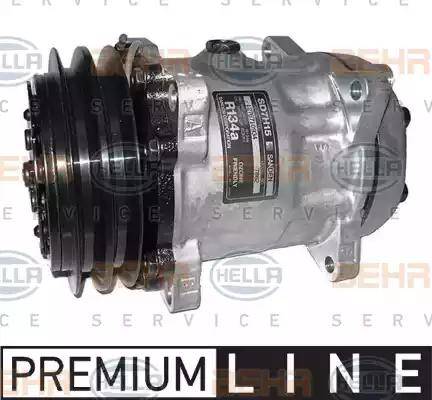 BEHR HELLA SERVICE 8FK 351 126-041 - Компресор, кондиціонер autozip.com.ua