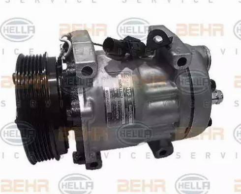 BEHR HELLA SERVICE 8FK 351 126-851 - Компресор, кондиціонер autozip.com.ua