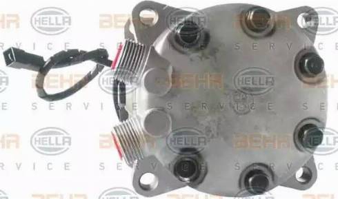 BEHR HELLA SERVICE 8FK 351 126-751 - Компресор, кондиціонер autozip.com.ua
