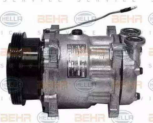 BEHR HELLA SERVICE 8FK 351 127-451 - Компресор, кондиціонер autozip.com.ua