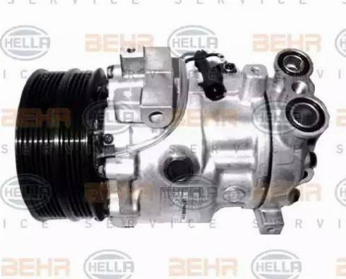 BEHR HELLA SERVICE 8FK 351 127-461 - Компресор, кондиціонер autozip.com.ua