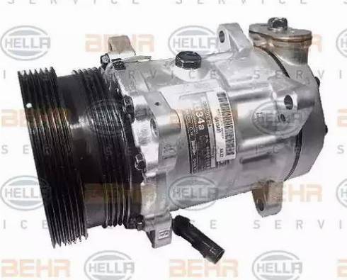 BEHR HELLA SERVICE 8FK 351 127-131 - Компресор, кондиціонер autozip.com.ua