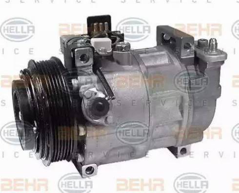 BEHR HELLA SERVICE 8FK 351 175-521 - Компресор, кондиціонер autozip.com.ua