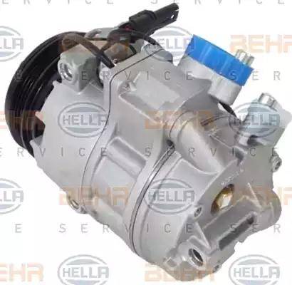 BEHR HELLA SERVICE 8FK 351 340-951 - Компресор, кондиціонер autozip.com.ua