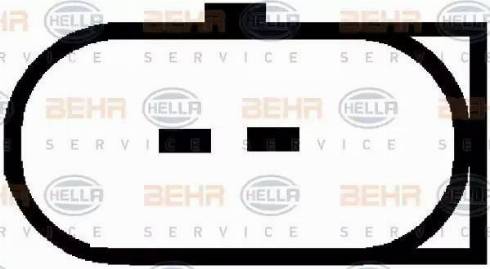 BEHR HELLA Service 8FK 351 322-741 - Компресор, кондиціонер autozip.com.ua