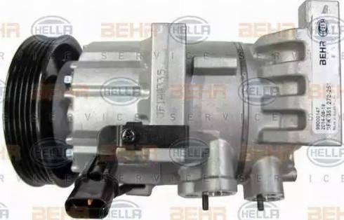 BEHR HELLA SERVICE 8FK 351 272-251 - Компресор, кондиціонер autozip.com.ua