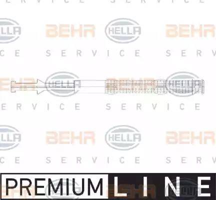BEHR HELLA SERVICE 8FT 351 198-561 - Осушувач, кондиціонер autozip.com.ua