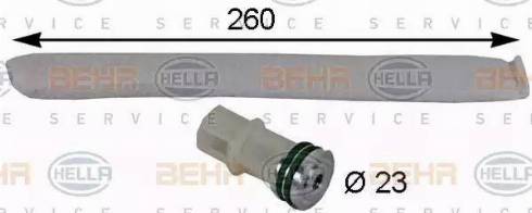 BEHR HELLA Service 8FT 351 193-231 - Осушувач, кондиціонер autozip.com.ua