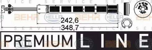 BEHR HELLA SERVICE 8FT 351 192-571 - Осушувач, кондиціонер autozip.com.ua