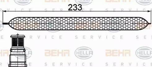 BEHR HELLA Service 8FT 351 200-251 - Осушувач, кондиціонер autozip.com.ua
