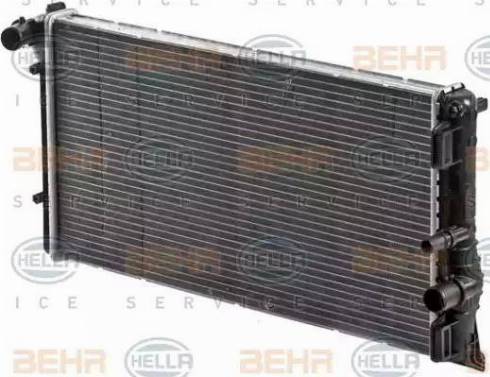 BEHR HELLA Service 8MK 376 900-264 - Радіатор, охолодження двигуна autozip.com.ua