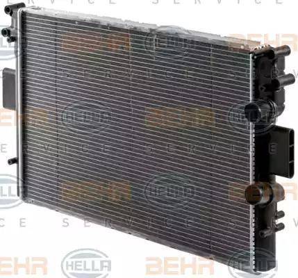 BEHR HELLA Service 8MK 376 900-231 - Радіатор, охолодження двигуна autozip.com.ua