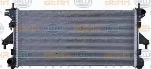 BEHR HELLA Service 8MK 376 745-101 - Радіатор, охолодження двигуна autozip.com.ua