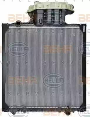 BEHR HELLA Service 8MK 376 756-021 - Радіатор, охолодження двигуна autozip.com.ua