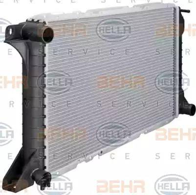 BEHR HELLA SERVICE 8MK 376 715-471 - Радіатор, охолодження двигуна autozip.com.ua