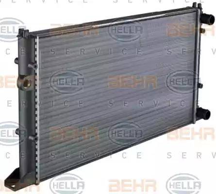 BEHR HELLA SERVICE 8MK 376 715-021 - Радіатор, охолодження двигуна autozip.com.ua