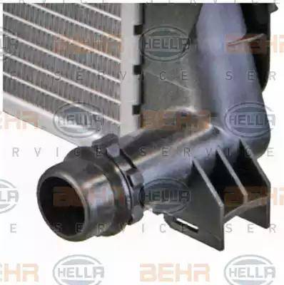 BEHR HELLA Service 8MK 376 715-341 - Радіатор, охолодження двигуна autozip.com.ua