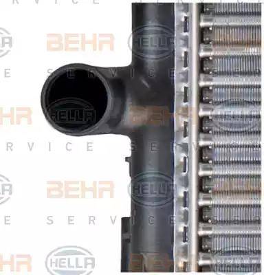 BEHR HELLA Service 8MK 376 710-311 - Радіатор, охолодження двигуна autozip.com.ua