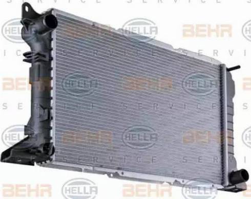 BEHR HELLA SERVICE 8MK 376 720-221 - Радіатор, охолодження двигуна autozip.com.ua