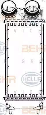 BEHR HELLA Service 8ML 376 777-351 - Интеркулер autozip.com.ua