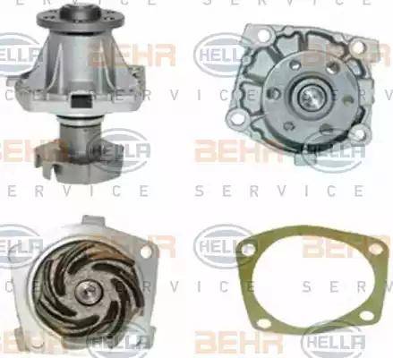BEHR HELLA SERVICE 8MP 376 806-131 - Водяний насос autozip.com.ua