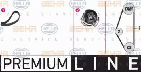 BEHR HELLA Service 8MP 376 801-821 - Водяний насос + комплект зубчатого ременя autozip.com.ua